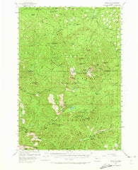 Battle Ax Oregon Historical topographic map, 1:62500 scale, 15 X 15 Minute, Year 1956