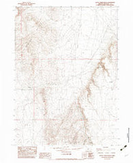 Battle Creek Ranch Oregon Historical topographic map, 1:24000 scale, 7.5 X 7.5 Minute, Year 1982