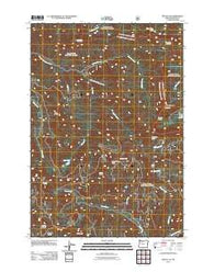 Battle Ax Oregon Historical topographic map, 1:24000 scale, 7.5 X 7.5 Minute, Year 2011