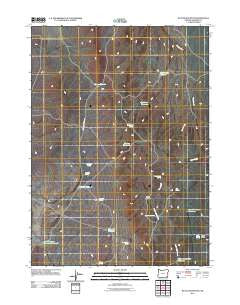 Battle Mountain Oregon Historical topographic map, 1:24000 scale, 7.5 X 7.5 Minute, Year 2011