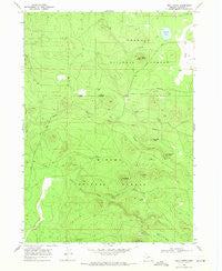 Bear Butte Oregon Historical topographic map, 1:24000 scale, 7.5 X 7.5 Minute, Year 1968