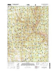 Bear Canyon Butte Oregon Current topographic map, 1:24000 scale, 7.5 X 7.5 Minute, Year 2014