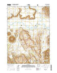 Beatty Oregon Current topographic map, 1:24000 scale, 7.5 X 7.5 Minute, Year 2014