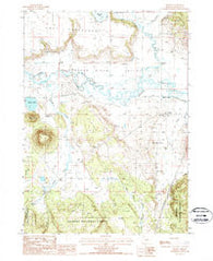 Beatty Oregon Historical topographic map, 1:24000 scale, 7.5 X 7.5 Minute, Year 1988
