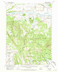 Beatty Oregon Historical topographic map, 1:62500 scale, 15 X 15 Minute, Year 1960