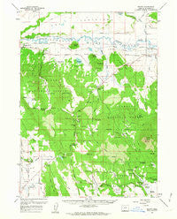 Beatty Oregon Historical topographic map, 1:62500 scale, 15 X 15 Minute, Year 1960