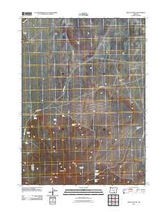Beatys Butte Oregon Historical topographic map, 1:24000 scale, 7.5 X 7.5 Minute, Year 2011