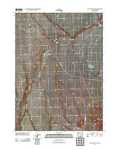 Beatys Butte NW Oregon Historical topographic map, 1:24000 scale, 7.5 X 7.5 Minute, Year 2011