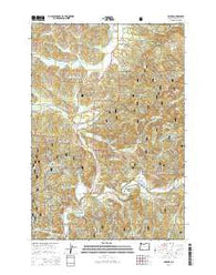 Beaver Oregon Current topographic map, 1:24000 scale, 7.5 X 7.5 Minute, Year 2014