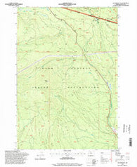 Beaver Butte Oregon Historical topographic map, 1:24000 scale, 7.5 X 7.5 Minute, Year 1996