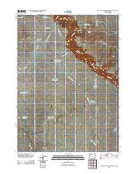 Beaver Charlie Breaks Oregon Historical topographic map, 1:24000 scale, 7.5 X 7.5 Minute, Year 2011