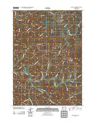 Beaver Creek Oregon Historical topographic map, 1:24000 scale, 7.5 X 7.5 Minute, Year 2011