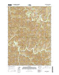 Beaver Creek Oregon Current topographic map, 1:24000 scale, 7.5 X 7.5 Minute, Year 2014