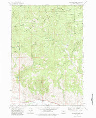Beaverdam Creek Oregon Historical topographic map, 1:24000 scale, 7.5 X 7.5 Minute, Year 1972