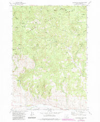 Beaverdam Creek Oregon Historical topographic map, 1:24000 scale, 7.5 X 7.5 Minute, Year 1972