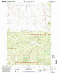 Belshaw Meadows Oregon Historical topographic map, 1:24000 scale, 7.5 X 7.5 Minute, Year 1999
