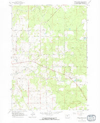 Bend Airport Oregon Historical topographic map, 1:24000 scale, 7.5 X 7.5 Minute, Year 1962