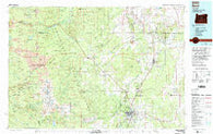 Bend Oregon Historical topographic map, 1:100000 scale, 30 X 60 Minute, Year 1980