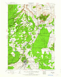 Bend Oregon Historical topographic map, 1:125000 scale, 30 X 30 Minute, Year 1926