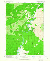 Benham Falls Oregon Historical topographic map, 1:24000 scale, 7.5 X 7.5 Minute, Year 1963