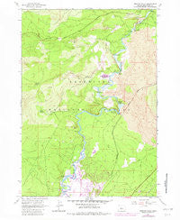 Benham Falls Oregon Historical topographic map, 1:24000 scale, 7.5 X 7.5 Minute, Year 1963