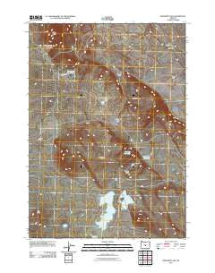 Benjamin Lake Oregon Historical topographic map, 1:24000 scale, 7.5 X 7.5 Minute, Year 2011