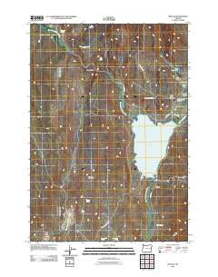 Beulah Oregon Historical topographic map, 1:24000 scale, 7.5 X 7.5 Minute, Year 2011