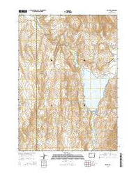 Beulah Oregon Current topographic map, 1:24000 scale, 7.5 X 7.5 Minute, Year 2014