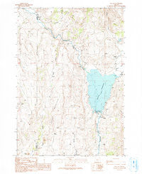 Beulah Oregon Historical topographic map, 1:24000 scale, 7.5 X 7.5 Minute, Year 1990