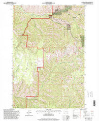 Big Meadows Oregon Historical topographic map, 1:24000 scale, 7.5 X 7.5 Minute, Year 1995