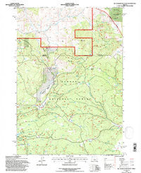 Big Mowich Mountain Oregon Historical topographic map, 1:24000 scale, 7.5 X 7.5 Minute, Year 1992