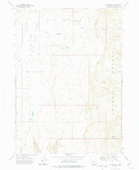 Big Mud Flat Oregon Historical topographic map, 1:24000 scale, 7.5 X 7.5 Minute, Year 1972