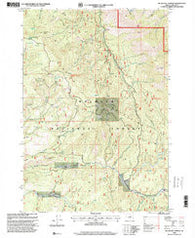 Big Weasel Springs Oregon Historical topographic map, 1:24000 scale, 7.5 X 7.5 Minute, Year 1998