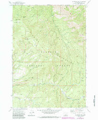Big Weasel Sprs Oregon Historical topographic map, 1:24000 scale, 7.5 X 7.5 Minute, Year 1972