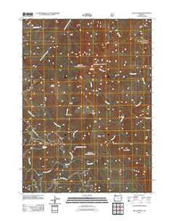 Big Craggies Oregon Historical topographic map, 1:24000 scale, 7.5 X 7.5 Minute, Year 2011