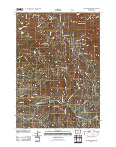 Big Weasel Springs Oregon Historical topographic map, 1:24000 scale, 7.5 X 7.5 Minute, Year 2011