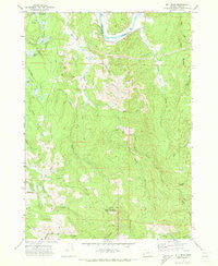 Bill Peak Oregon Historical topographic map, 1:24000 scale, 7.5 X 7.5 Minute, Year 1971