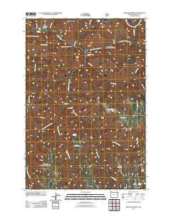 Bingham Springs Oregon Historical topographic map, 1:24000 scale, 7.5 X 7.5 Minute, Year 2011