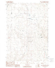 Birch Creek Meadow Oregon Historical topographic map, 1:24000 scale, 7.5 X 7.5 Minute, Year 1988