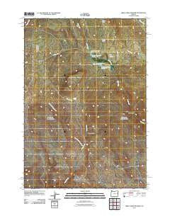 Birch Creek Meadow Oregon Historical topographic map, 1:24000 scale, 7.5 X 7.5 Minute, Year 2011