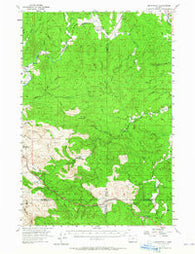 Birkenfeld Oregon Historical topographic map, 1:62500 scale, 15 X 15 Minute, Year 1955