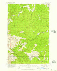 Birkenfeld Oregon Historical topographic map, 1:62500 scale, 15 X 15 Minute, Year 1955