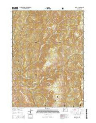 Biscuit Hill Oregon Current topographic map, 1:24000 scale, 7.5 X 7.5 Minute, Year 2014