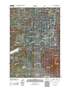 Black Butte Oregon Historical topographic map, 1:24000 scale, 7.5 X 7.5 Minute, Year 2011