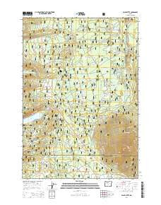 Black Butte Oregon Current topographic map, 1:24000 scale, 7.5 X 7.5 Minute, Year 2014