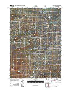 Black Crater Oregon Historical topographic map, 1:24000 scale, 7.5 X 7.5 Minute, Year 2011