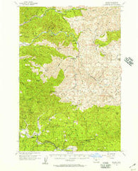 Blaine Oregon Historical topographic map, 1:62500 scale, 15 X 15 Minute, Year 1955