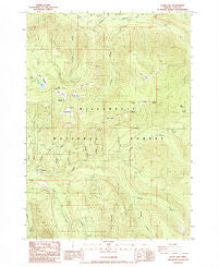 Blair Lake Oregon Historical topographic map, 1:24000 scale, 7.5 X 7.5 Minute, Year 1986