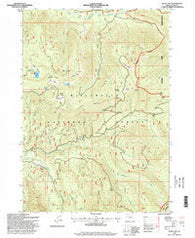 Blair Lake Oregon Historical topographic map, 1:24000 scale, 7.5 X 7.5 Minute, Year 1997