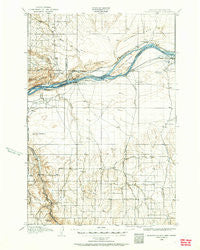 Blalock Island Washington Historical topographic map, 1:125000 scale, 30 X 30 Minute, Year 1906